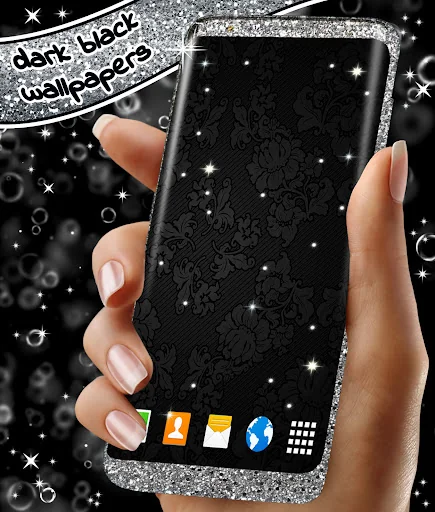 HD Black Amoled Live Wallpaper