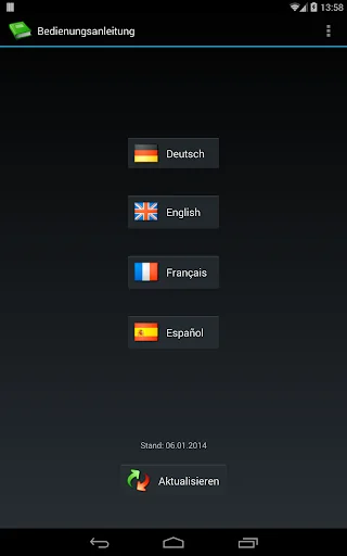 E-Manual App für ODYS Tablets