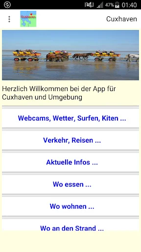Cuxhaven App für den Urlaub