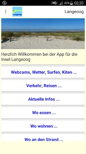 Langeoog App für den Urlaub
