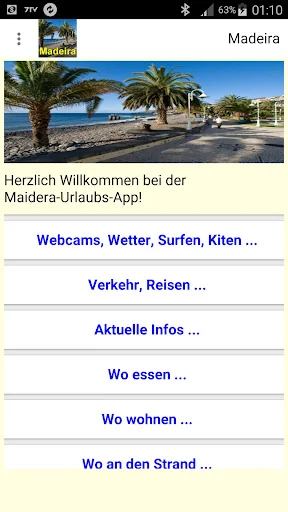 Madeira App für den Urlaub