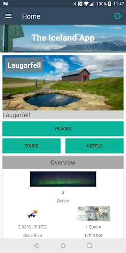 Iceland App Guide, Map & Tours