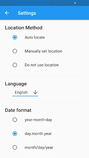 Badi Calendar