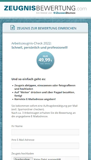 Arbeitszeugnis prüfen lassen