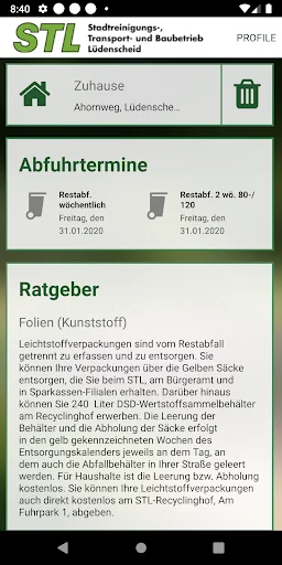 Abfall-App STL