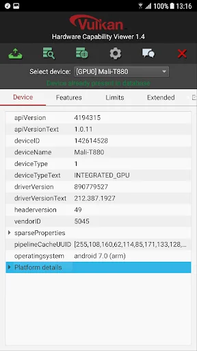 Hardware CapsViewer for Vulkan