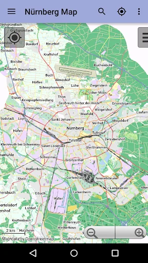 Nuremberg City Map Lite