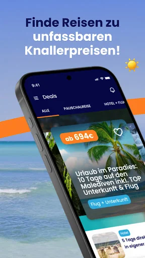 Urlaubstracker: Reisen & Deals