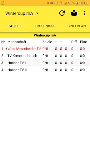 WMTV Solingen Turnierapp