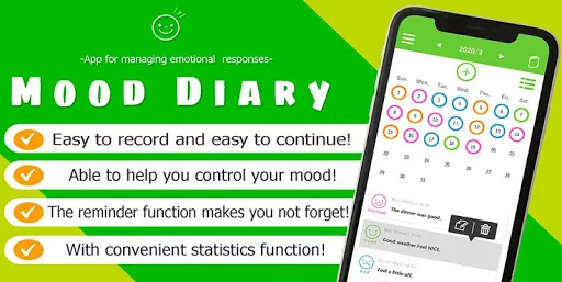 Mood Diary mental health app