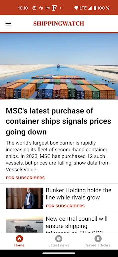 ShippingWatch News