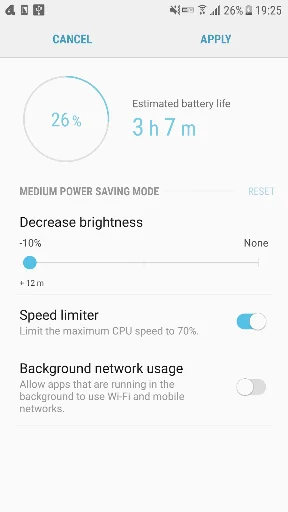 Battery Saving Shortcut