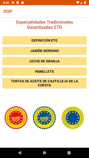 DOP Denominaciones de Origen