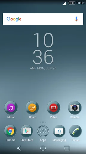 Shiny Blue Gray for Xperia