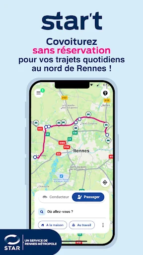 star’t - Covoiturage quotidien