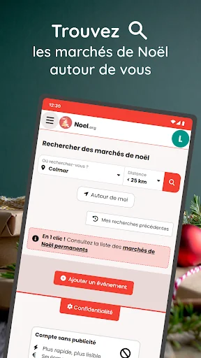 Agenda des marchés de Noël