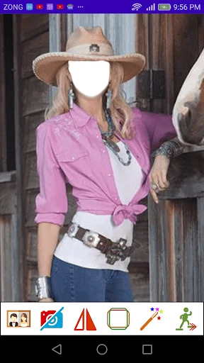 Selfie Photo Editor Cow Girl