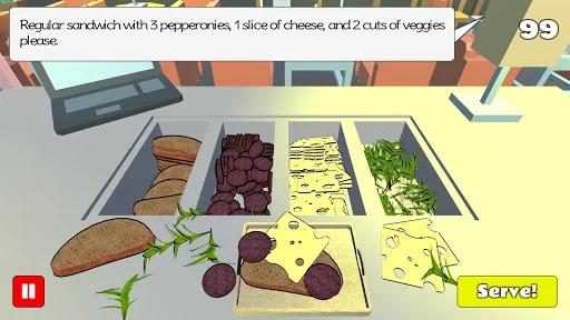 Drag & Drop Sandwich Shop