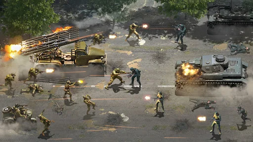 Heroes of War: Idle army game