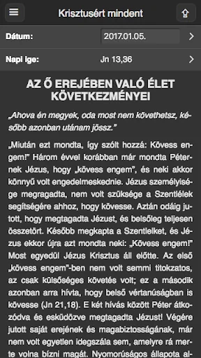 Krisztusért mindent