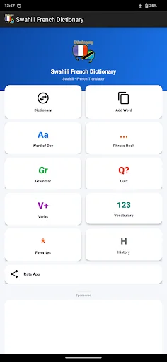 French Swahili Dictionary