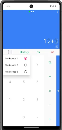 Multi Workspace Calculator