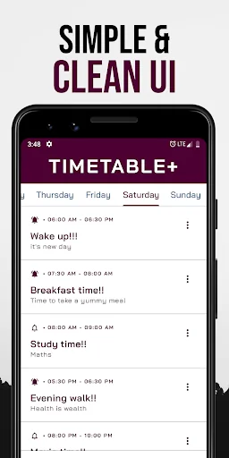 TimeTable+ : Study Planner App