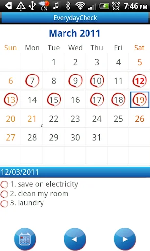 Everyday Check (TODO)