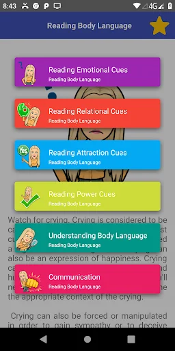 Reading Body Language