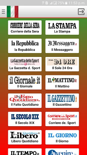 Italian Newspapers