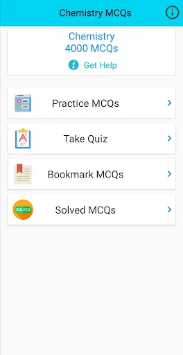 Chemistry Solved MCQs Test