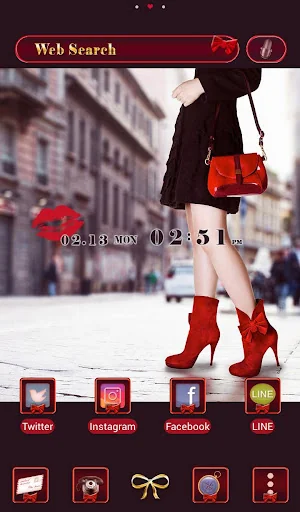 A girl in the street Theme