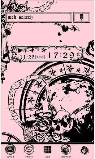 Cool Wallpaper Clockwork Pink