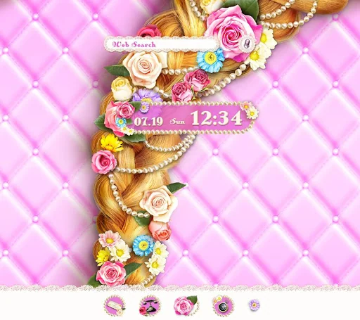 Flowery Princess Theme +HOME