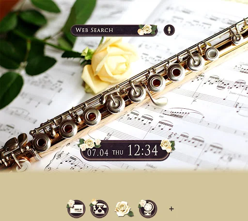 Rose & Flute Theme