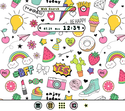 Cute Wallpaper Pop Art Theme