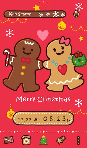 Happy Gingerbread Men Theme