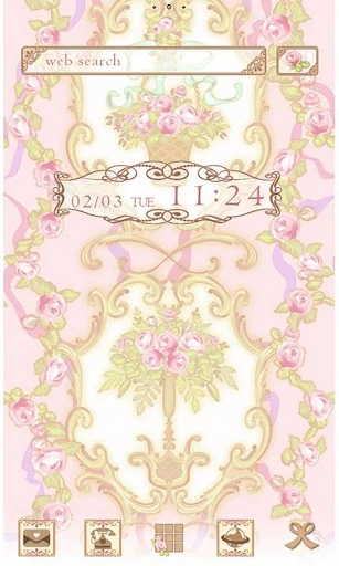 Classic Wallpaper Rococo Rose