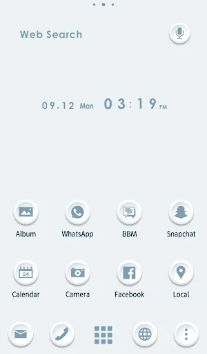 Simple White Theme +HOME