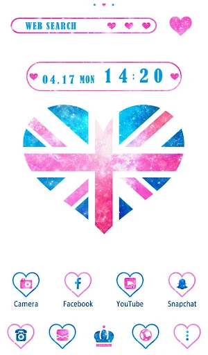 Union Jack Heart +HOME