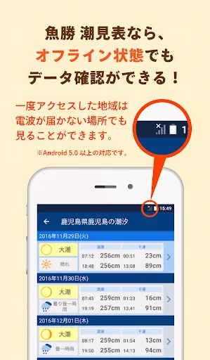 魚勝 潮見表／潮汐・潮位を検索