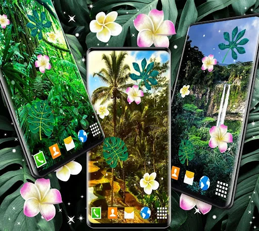 Palm Jungle Live Wallpaper