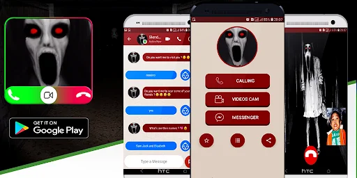scary Ghost video call nd chat