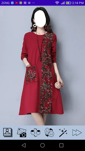 Girls Eastern Frock Photo Edit