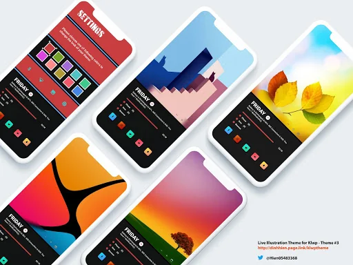 Live Illustration KLWP Theme