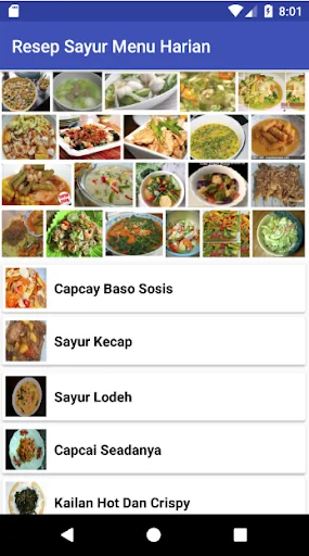 Resep Sayur Menu Harian