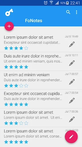 Password Protected Notes
