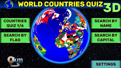 World Map Quiz: Coutries, Capi
