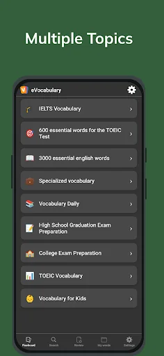 Vocabulary Learn words with AI