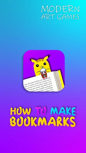 How to make bookmarks for book